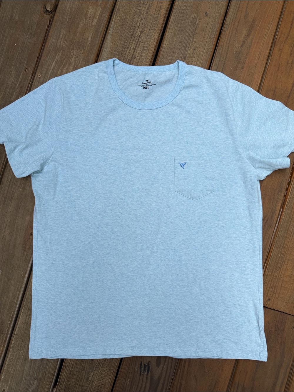Birddogs Light Blue Men’s Pocket T‑Shirt 2XL